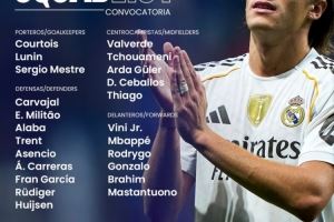 皇马公布对阵马洛卡名单：姆巴佩领衔，维尼修斯、罗德里戈在列