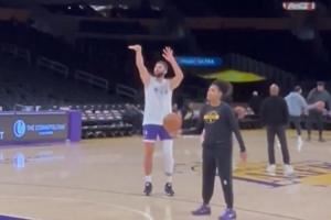 空间型五号位何时复出？克莱伯今日已进行三分训练 手感丝滑！