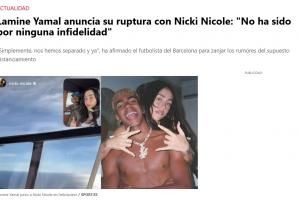 交往仅两个月！亚马尔向记者透露已与女友分手，但并非因为出轨