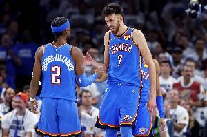 雷霆开季14胜1负 本世纪第7队 前6队两队夺冠1队总决两队分区决赛